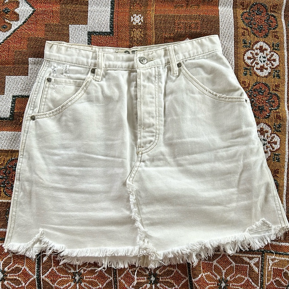 We the Free denim mini